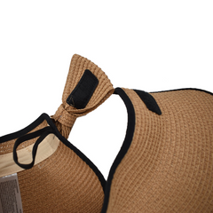 VISERA ENROLLABLE CAMEL CON MOÑO