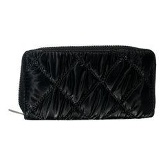 CARTERA RECTANGULAR CAPITONADO NEGRO
