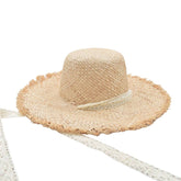 SOMBRERO PAMELA DE PAJA DETALLE DE CINTA
