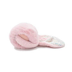 OREJERAS CONEJO ROSA CON GLITTER