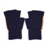 GUANTES MITONES AZÚL MARINO CON CONTRASTE