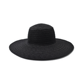 SOMBRERO PAMELA COLOR NEGRO LISO