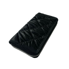 CARTERA RECTANGULAR CAPITONADO NEGRO