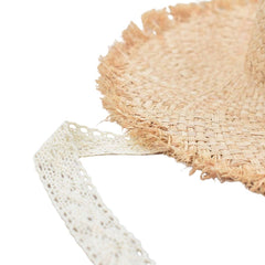 SOMBRERO PAMELA DE PAJA DETALLE DE CINTA