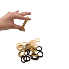 SET DE 36 LIGAS CAFÉ/CAMEL/CREMA