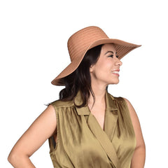 SOMBRERO PAMELA COLOR CAFÉ PARA MUJER