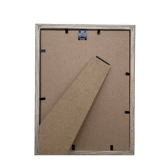 SET TRES PORTARRETRATOS MADERA COMPRIMIDA COLOR BLANCO Y PINO