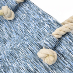 BOLSA PLAYA CON LUREX PLATEADO