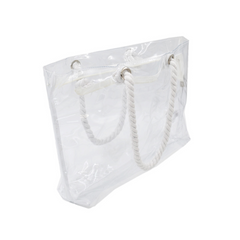 BOLSA TRANSPARENTE ASAS BLANCAS