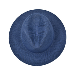 SOMBRERO FEDORA AZUL MARINO