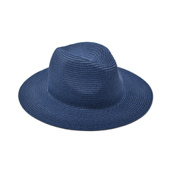 SOMBRERO FEDORA AZUL MARINO