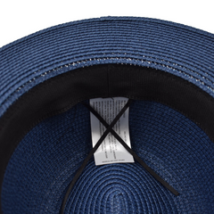 SOMBRERO FEDORA AZUL MARINO