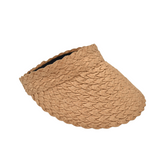 VISERA DE PAJA AJUSTABLE COLOR CAMEL