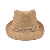 SOMBRERO FEDORA DE NIÑA CAMEL