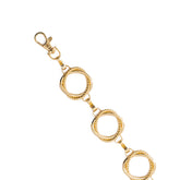 CINTURÓN CADENA CON AROS DOBLES DORADO