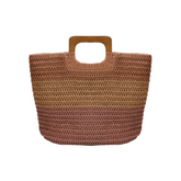 BOLSA DE PLAYA ASA DE MADERA