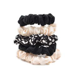 SET DE 5 SCRUNCHIES VARIOS COLORES