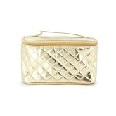 COSMETIQUERA DE VIAJE DORADO