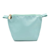 COSMETIQUERA PORTÁTIL DE TELA IMPERMIABLE AZUL