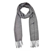 BUFANDA BÁSICA UNISEX GRIS OSCURO