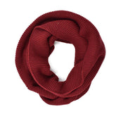 BUFANDA TEJIDA INFINITA VINO