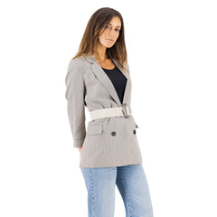 CINTURÓN GAMUZA IVORY HEBILLA AROS