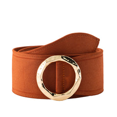 CINTURÓN GAMUZA MAMEY HEBILLA GRANDE