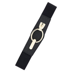 CINTURÓN ELÁSTICO CON HEBILLA DORADA