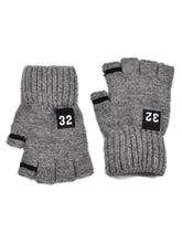 GUANTES DE CABALLERO SIN DEDOS EN GRIS