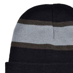 GORRO BÁSICO PARA HOMBRE LÍNEAS EN CONTRASTE MULTICOLOR