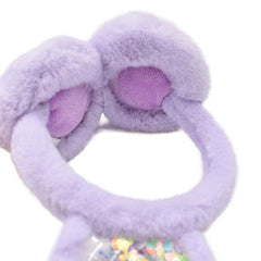 OREJERAS PRINCESA LILA DETALLE DE FOILE