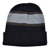 GORRO BÁSICO PARA HOMBRE LÍNEAS EN CONTRASTE MULTICOLOR