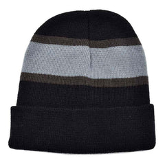 GORRO BÁSICO PARA HOMBRE LÍNEAS EN CONTRASTE MULTICOLOR