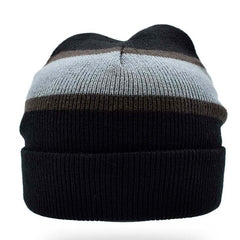 GORRO BÁSICO PARA HOMBRE LÍNEAS EN CONTRASTE MULTICOLOR