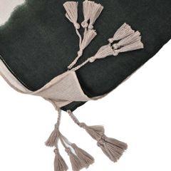 PASHMINA BLOQUES DE COLOR VERDES