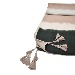 PASHMINA BLOQUES DE COLOR VERDES