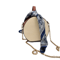 BANDANA SATINADA AZUL