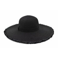 SOMBRERO PAMELA CON BARBAS NEGRO.