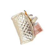 COSMETIQUERA ACOLCHADA DORADA