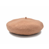 BOINA ESTILO FRANCÉS TEXTURA LANA BEIGE