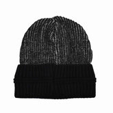 GORRO BÁSICO A DOS TONOS TEJIDO ACANALADO CON DOBLES