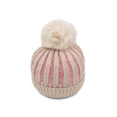 GORRO CON LÍNEAS EN VERTICAL DOS TONOS