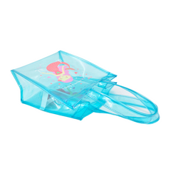 BOLSA DE PLAYA INFANTIL SIRENA TRANSPARENTE