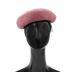 BOINA ESTILO FRANCÉS TEXTURA LANA PALO DE ROSA