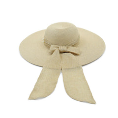 SOMBRERO PAMELA IVORY CON PERLAS