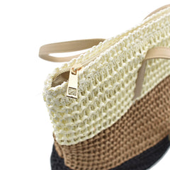 BOLSA TEJIDA BLOQUES DE COLOR