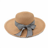 SOMBRERO PAMELA ALA MEDIA CAFÉ MEDIO CON CINTA