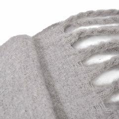 MAXI BUFANDA GRIS AFELPADA