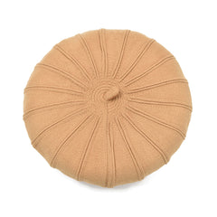 BOINA ESTILO FRANCÉS TEXTURA SUAVE DOBLE CAPA CAMEL