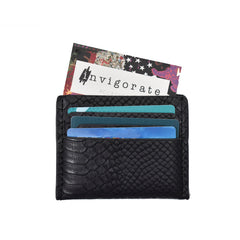 TARJETERO TEXTURIZADO NEGRO